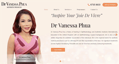 Desktop Screenshot of drvanessaphua.com